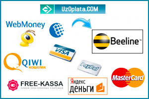 Как пополнить счет мобильного оператора Beeline в Узбекистане